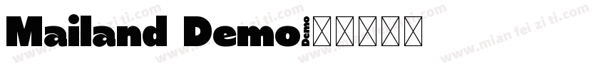 Mailand Demo字体转换